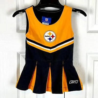 $21.99 • Buy Reebok NFL Pittsburgh Steelers Toddler Cheerleading Outfit 18 Months