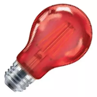 Philips Red A19 Medium 4W Indoor/Outdoor LED Decorative Party Light Bulb - 1 ... • $6.49