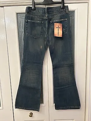 All Saints Vintage Heavy Dam Boot Cut Dirty Stonewashed Jeans AllSaints • £24.95