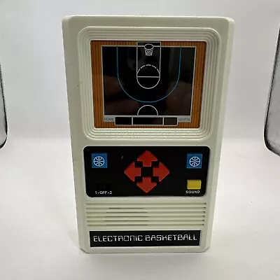 Retro Mattel ELECTRONIC BASKETBALL Handheld LCD Video Game Tested & Works • $15