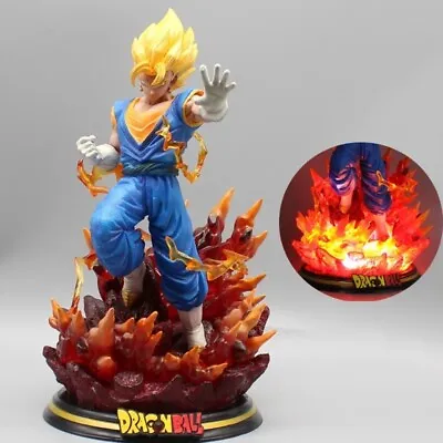 25Cm Anime Dragon Ball Z Vegeta Statue GK With Light PVC Action Figure Toy New • $45.12