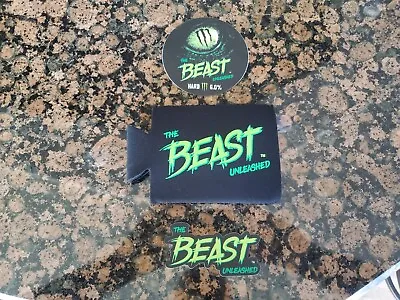 Drink STICKER ~ MONSTER Energy Drink Company: The BEAST Unleashed Hard Seltzer • $25