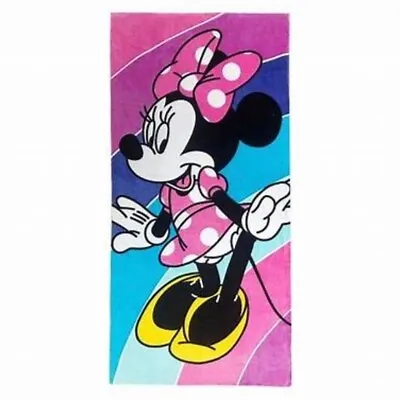 Disney Minnie Mouse Kids Beach Towel The Big One 28 X 58 • $18.99