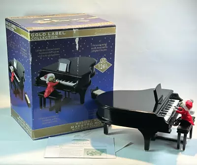 Magical Musical Maestro Mouse Grand Piano (2009) Mr Christmas Animated Singing • $89.95