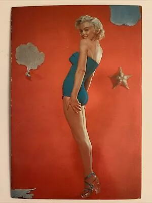 Vintage MARILYN MONROE Greeting Card 1952 Risque Image 100-MS100 Jewel Prod NY • $11.95