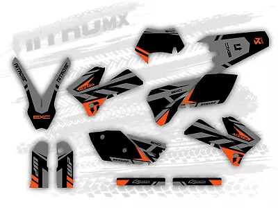 NitroMX Graphic Kit For KTM EXC EXC-F 125 250 300 450 525 2005 2006 2007 Enduro • $159.90