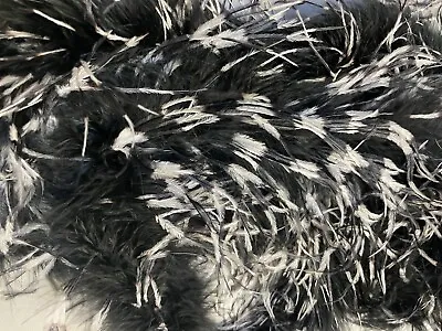 £20 • Buy Ostrich Feather Boa Black With White Tip