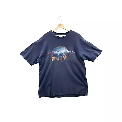 Vintage 1990's Chaps Ralph Lauren Hawaii Surf Graphic T-Shirt Sz L VTG USA Surf • $35