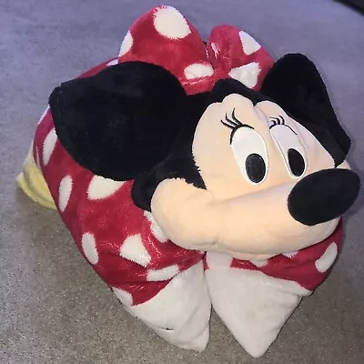 Authentic Disney Parks Original Red Minnie Mouse Plush Soft Large Pillow Pal • £39.95