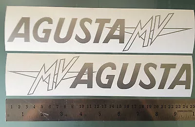 Stickers / Decals For MV Agusta F4 Side Fairings (MV Logo Outlined) (Any Colour) • $13.06