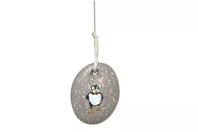 Standing Puffin Painted Pebble Style Light Pull Complete With Cord & Connector • £9.45
