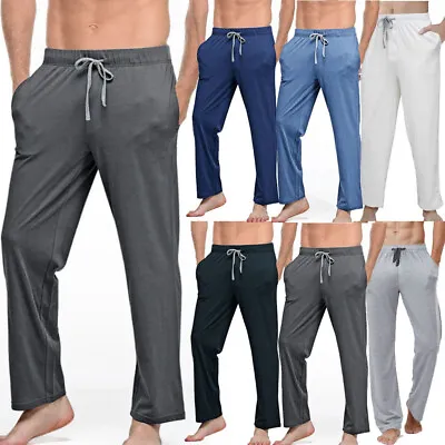 New Mens Lounge Pants Pyjamas Nightwear Bottoms Trousers Loungewear Soft PJs • £11.89