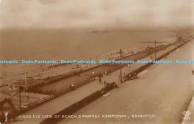 R170115 Birds Eye View Of Beach And Parade Kemptown. Brighton. E. A. Schwerdtfeg • £7.99