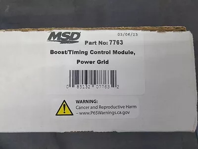MSD 7763 MSD Power Grid Boost/Timing Control Module (43.5 Psi) Sensors • $599.95