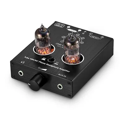 HiFi Vacuum Tube Stereo Preamp MM MC Phono Stage Audio Preamp Mini Headphone Amp • $64.99