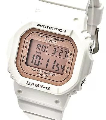 Casio Baby-G Digital White Resin Strap Quartz BGD-565SC-4 100M Women's Watch • $139.29