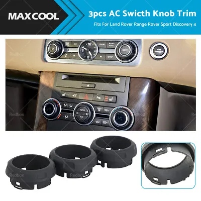 3× AC Swicth Knob Trim LR029591 For Land Rover Discovery 4 Range Rover Sport • $24.39