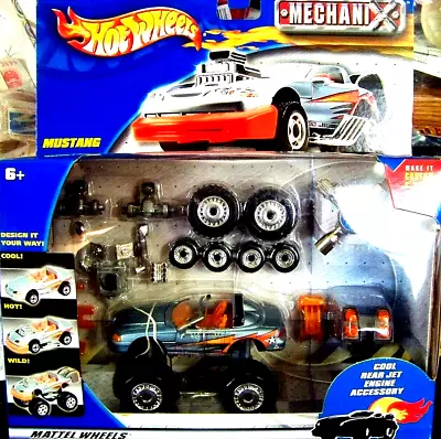 Mustang Mechanix Hot Wheels Make It Custom Or Cool It Mattel New  2000 6+ • $19.89