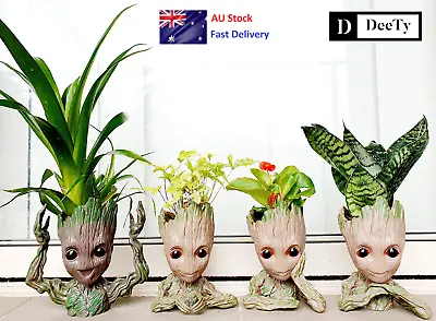 $14.99 • Buy Baby Groot Planter | Flower Pot Penholder Home Office | AUSSIE STOCK|4 DESIGNS