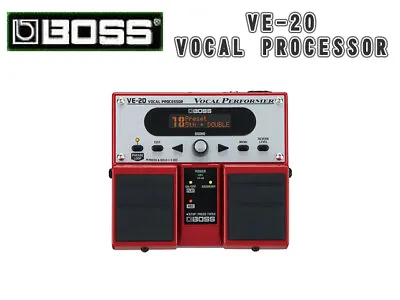 BOSS Vocal Performer VE-20 Vocal Processor Effect Pedal High Performance New • $289