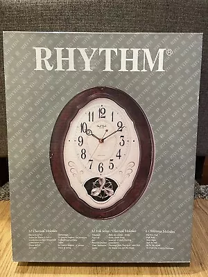 Rhythm Clocks Caprice Musical Wall Clock (4MJ400WD23) Small World • $60