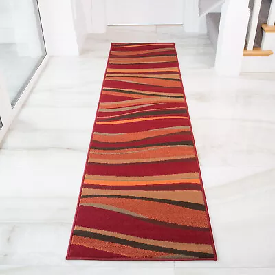 Modern Runner Rugs Soft Easy Clean Hallway Runners Cheap Small Large Hall Mats • £22.95