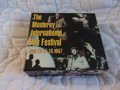 The Monterey International Pop Festival June 16-17-18 1967 Cd 4-disc Blues Rock • $45