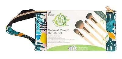 NEW - So Eco Natural Travel Brush Set & Makeup Bag • £11.99