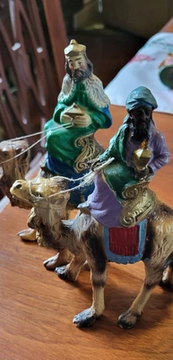 $1.99 • Buy Vintage Older 2 Assortment Nativity Figurines Wise Men Camels. App 6 