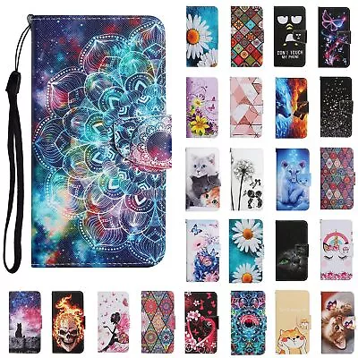 For Samsung A13 A23 A33 A53 Patterned Magnetic Flip Leather Wallet Case Cover • $15.89