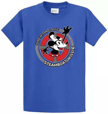 STEAMBOAT WILLIE LP(color)  Cotton Printed Tee Shirt Regular Big And Tall Size • $15.95