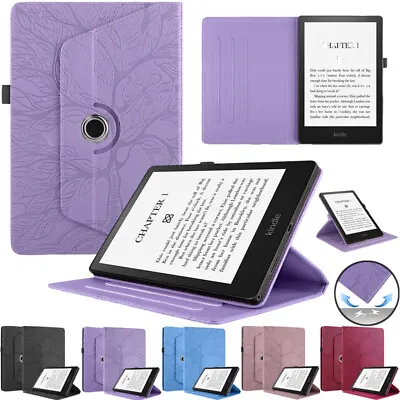 For Amazon Kindle Paperwhite 11th Gen 6.8  Smart Leather Rotate Stand Case Cover • $17.99