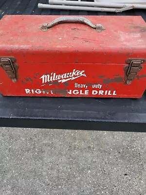 Vintage Heavy Duty Milwaukee  Corded 1/2  Right Angle 90 Degree Drill • $109.99