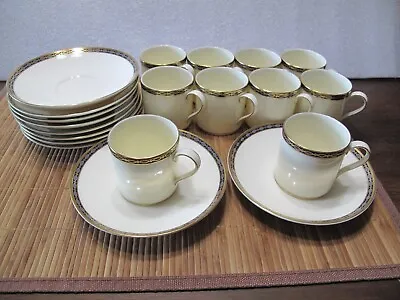 MINTON ST JAMES 10 Sets DEMITASSE CUPS & SAUCERS • $99.99