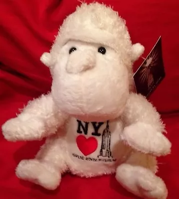 NWT White Albino Monkey Gorilla Oran Gutan Ape Stuffed Animal Plush Toy 7  Gift • $9.99