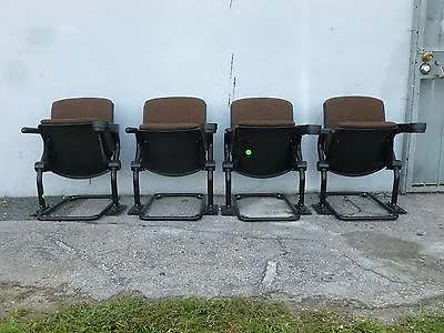 4  Mobiliario Home Movie Theatre Seats W Cup Holders  New Old Store Stock P • $950