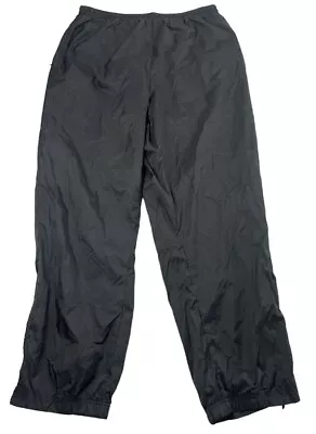 $17.81 • Buy Vintage Foot Locker Track Pants Mens Extra Large Black Ankle Zip Inner Lined