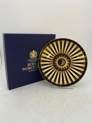 £4.99 • Buy Royal Worcester Celebration 2001 Decorative 8  Plate Boxed  (AN_4451)