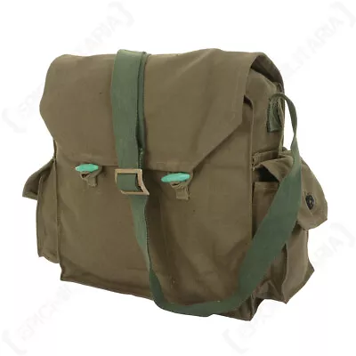 Original Bulgarian Gas Mask Bag - Military Surplus Canvas Bag • £9.45