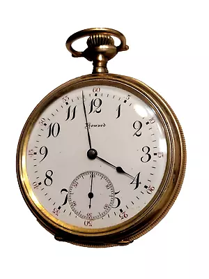 Antique 1909 16 Size Howard Series 3 17 Jewels Pocket Watch - Gold Filled. • $299