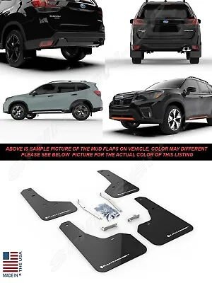 Rally Armor UR Black Mud Flaps W/ White Logo For 2019-2021 Subaru Forester • $169.50