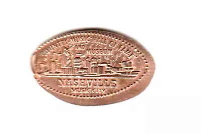 Elongated Penny  Country Music Hall Of Fame Museum  Nashville TN COPPER • $2.50