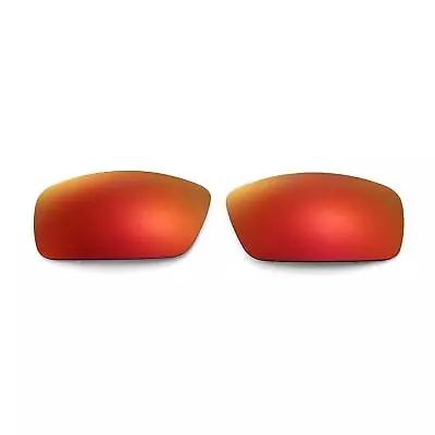 Walleva Fire Red Non-Polarized Replacement Lenses For Spy Optic Logan Sunglasses • $14.99