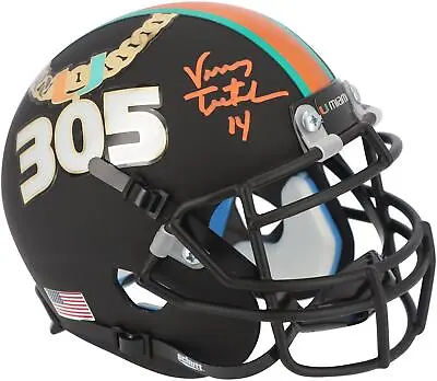 Autographed Vinny Testaverde Miami Mini Helmet • $129.99