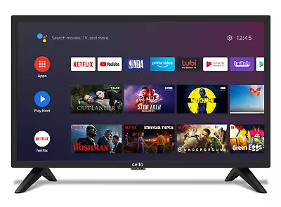 £149.99 • Buy CELLO 24″ Inch SMART ANDROID TV FREEVIEW PLAY & GOOGLE ASSISTANT WiFi BRAND NEW