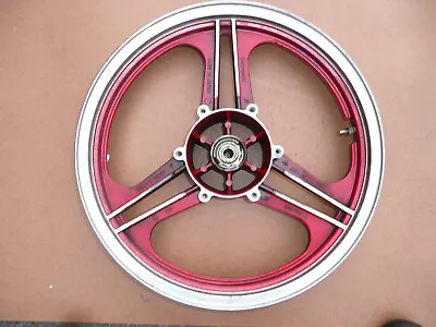 1983-84 Kawasaki ZX1100A GPz1100 FRONT  RIM  WHEEL RED J18XMT2    STOCK OEM   • $95.99