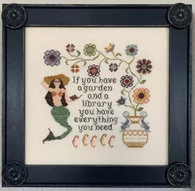 Mermaid's Garden By Blue Flower Cross Stitch Pattern • $7.19