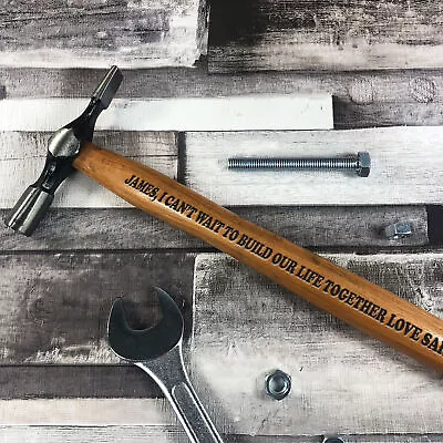 Boyfriend Gifts For Christmas Anniversary PERSONALISED Hammer Gift For Him Men • £6.99