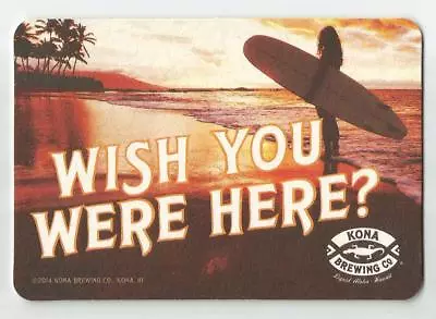 15 Kona Wish You Were Here  Beer Coasters / Post Cards • $5.50