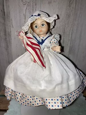 Vintage Collectible Betsy Ross Doll By Madame Alexander 8'' • $20